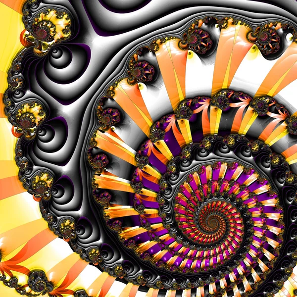 Soyut Bilgisayar Fraktal Tasarımı. Fraktal hiç bitmeyen bir desen. Fraktallar, farklı ölçeklerde kendine benzeyen sonsuz derecede karmaşık kalıplardır.