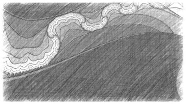 Soyut Bilgisayar Fraktal Tasarımı. Fraktal hiç bitmeyen bir desen. Fraktallar, farklı ölçeklerde kendine benzeyen sonsuz derecede karmaşık kalıplardır.