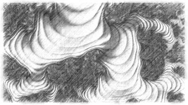 Soyut Bilgisayar Fraktal Tasarımı. Fraktal hiç bitmeyen bir desen. Fraktallar, farklı ölçeklerde kendine benzeyen sonsuz derecede karmaşık kalıplardır.