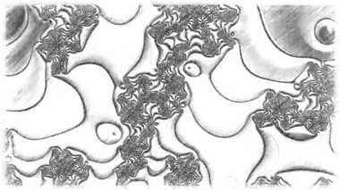 Soyut Bilgisayar Fraktal Tasarımı. Fraktal hiç bitmeyen bir desen. Fraktallar, farklı ölçeklerde kendine benzeyen sonsuz derecede karmaşık kalıplardır.