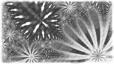 Soyut Bilgisayar Fraktal Tasarımı. Fraktal hiç bitmeyen bir desen. Fraktallar, farklı ölçeklerde kendine benzeyen sonsuz derecede karmaşık kalıplardır.