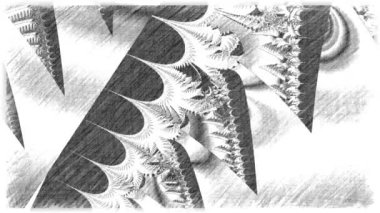 Soyut Bilgisayar Fraktal Tasarımı. Fraktal hiç bitmeyen bir desen. Fraktallar, farklı ölçeklerde kendine benzeyen sonsuz derecede karmaşık kalıplardır.