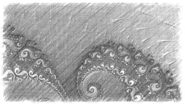 Soyut Bilgisayar Fraktal Tasarımı. Fraktal hiç bitmeyen bir desen. Fraktallar, farklı ölçeklerde kendine benzeyen sonsuz derecede karmaşık kalıplardır.