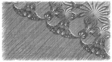 Soyut Bilgisayar Fraktal Tasarımı. Fraktal hiç bitmeyen bir desen. Fraktallar, farklı ölçeklerde kendine benzeyen sonsuz derecede karmaşık kalıplardır.