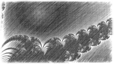 Soyut Bilgisayar Fraktal Tasarımı. Fraktal hiç bitmeyen bir desen. Fraktallar, farklı ölçeklerde kendine benzeyen sonsuz derecede karmaşık kalıplardır.