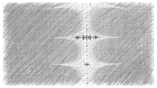 Abstraktes Computer Generiertes Fraktal Design Ein Fraktal Ist Ein Endloses — Stockvideo