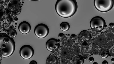 Soyut Bilgisayar Fraktal Tasarımı. Fraktal hiç bitmeyen bir desen. Fraktallar, farklı ölçeklerde kendine benzeyen sonsuz derecede karmaşık kalıplardır.