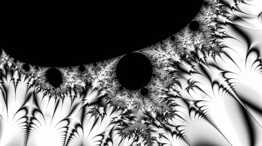 Soyut Bilgisayar Fraktal Tasarımı. Fraktal hiç bitmeyen bir desen. Fraktallar, farklı ölçeklerde kendine benzeyen sonsuz derecede karmaşık kalıplardır.