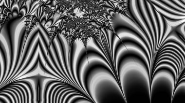 Soyut Bilgisayar Fraktal Tasarımı. Fraktal hiç bitmeyen bir desen. Fraktallar, farklı ölçeklerde kendine benzeyen sonsuz derecede karmaşık kalıplardır.