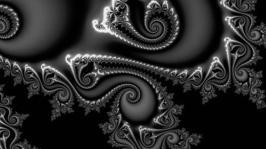 Soyut Bilgisayar Fraktal Tasarımı. Fraktal hiç bitmeyen bir desen. Fraktallar, farklı ölçeklerde kendine benzeyen sonsuz derecede karmaşık kalıplardır.