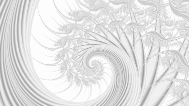 Soyut Bilgisayar Fraktal Tasarımı. Fraktal hiç bitmeyen bir desen. Fraktallar, farklı ölçeklerde kendine benzeyen sonsuz derecede karmaşık kalıplardır.