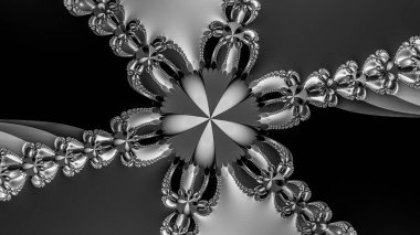 Soyut Bilgisayar Fraktal Tasarımı. Fraktal hiç bitmeyen bir desen. Fraktallar, farklı ölçeklerde kendine benzeyen sonsuz derecede karmaşık kalıplardır.