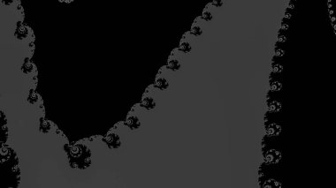 Soyut Bilgisayar Fraktal Tasarımı. Fraktal hiç bitmeyen bir desen. Fraktallar, farklı ölçeklerde kendine benzeyen sonsuz derecede karmaşık kalıplardır.