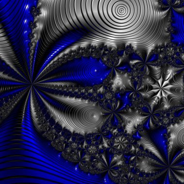 Soyut Bilgisayar Fraktal Tasarımı. Fraktal hiç bitmeyen bir desen. Fraktallar, farklı ölçeklerde kendine benzeyen sonsuz derecede karmaşık kalıplardır.