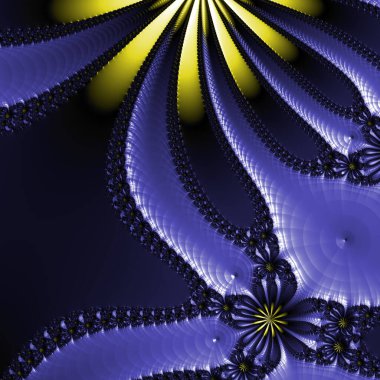 Soyut Bilgisayar Fraktal Tasarımı. Fraktal hiç bitmeyen bir desen. Fraktallar, farklı ölçeklerde kendine benzeyen sonsuz derecede karmaşık kalıplardır.