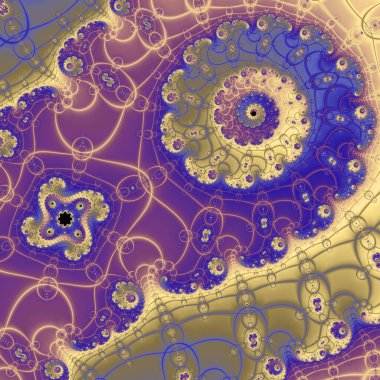 Soyut Bilgisayar Fraktal Tasarımı. Fraktal hiç bitmeyen bir desen. Fraktallar, farklı ölçeklerde kendine benzeyen sonsuz derecede karmaşık kalıplardır.