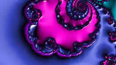 Soyut Bilgisayar Fraktal Tasarımı. Fraktal hiç bitmeyen bir desen. Fraktallar, farklı ölçeklerde kendine benzeyen sonsuz derecede karmaşık kalıplardır.