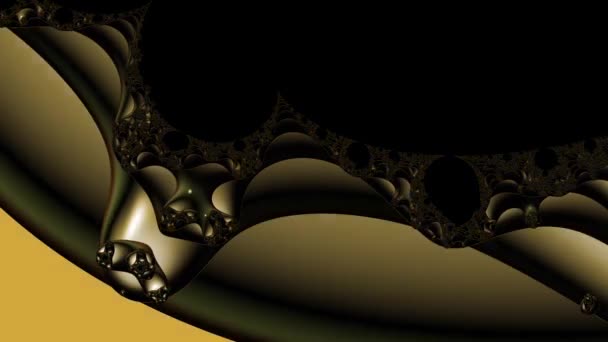 Абстрактний Комп Ютер Створений Фрактальний Дизайн Фрактал Нескінченний Візерунок Фрактали — стокове відео