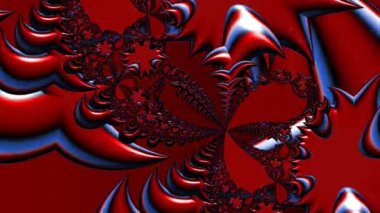 Soyut Bilgisayar Fraktal Tasarımı. Fraktal hiç bitmeyen bir desen. Fraktallar, farklı ölçeklerde kendine benzeyen sonsuz derecede karmaşık kalıplardır.