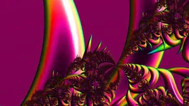 Soyut Bilgisayar Fraktal Tasarımı. Fraktal hiç bitmeyen bir desen. Fraktallar, farklı ölçeklerde kendine benzeyen sonsuz derecede karmaşık kalıplardır.