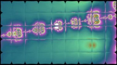 Soyut Bilgisayar Fraktal Tasarımı. Fraktal hiç bitmeyen bir desen. Fraktallar, farklı ölçeklerde kendine benzeyen sonsuz derecede karmaşık kalıplardır.