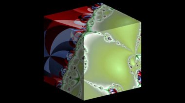 Soyut Bilgisayar Fraktal Tasarımı. Fraktal hiç bitmeyen bir desen. Fraktallar, farklı ölçeklerde kendine benzeyen sonsuz derecede karmaşık kalıplardır.