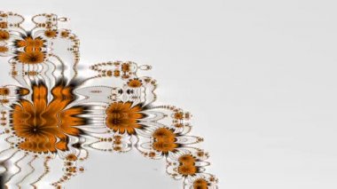 Soyut Bilgisayar Fraktal Tasarımı. Fraktal hiç bitmeyen bir desen. Fraktallar, farklı ölçeklerde kendine benzeyen sonsuz derecede karmaşık kalıplardır.