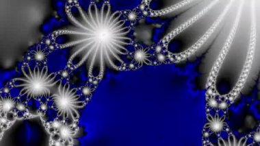 Soyut Bilgisayar Fraktal Tasarımı. Fraktal hiç bitmeyen bir desen. Fraktallar, farklı ölçeklerde kendine benzeyen sonsuz derecede karmaşık kalıplardır.
