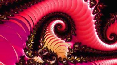 Soyut Bilgisayar Fraktal Tasarımı. Fraktal hiç bitmeyen bir desen. Fraktallar, farklı ölçeklerde kendine benzeyen sonsuz derecede karmaşık kalıplardır.