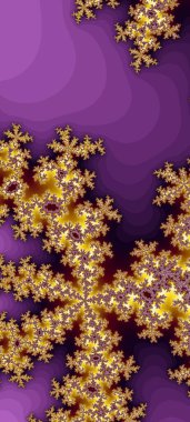 Soyut Bilgisayar Fraktal Tasarımı. Fraktal hiç bitmeyen bir desen. Fraktallar, farklı ölçeklerde kendine benzeyen sonsuz derecede karmaşık kalıplardır.