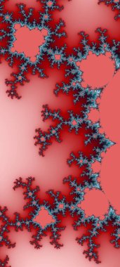 Soyut Bilgisayar Fraktal Tasarımı. Fraktal hiç bitmeyen bir desen. Fraktallar, farklı ölçeklerde kendine benzeyen sonsuz derecede karmaşık kalıplardır.