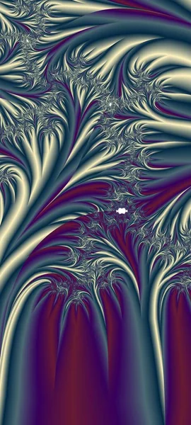 Abstract Computer Generated Fractal Design Fractal Never Ending Pattern Fractals — Stock Photo, Image