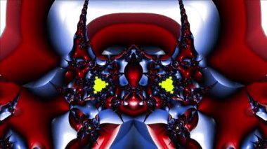 Soyut Bilgisayar Fraktal Tasarımı. Fraktal hiç bitmeyen bir desen. Fraktallar, farklı ölçeklerde kendine benzeyen sonsuz derecede karmaşık kalıplardır.