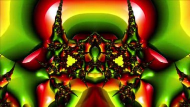 Soyut Bilgisayar Fraktal Tasarımı. Fraktal hiç bitmeyen bir desen. Fraktallar, farklı ölçeklerde kendine benzeyen sonsuz derecede karmaşık kalıplardır.