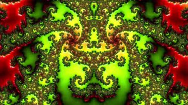 Soyut Bilgisayar Fraktal Tasarımı. Fraktal hiç bitmeyen bir desen. Fraktallar, farklı ölçeklerde kendine benzeyen sonsuz derecede karmaşık kalıplardır.