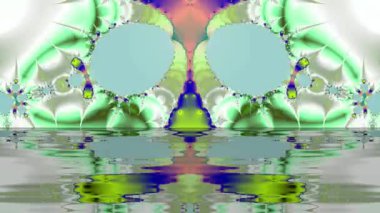 Soyut Bilgisayar Fraktal Tasarımı. Fraktal hiç bitmeyen bir desen. Fraktallar, farklı ölçeklerde kendine benzeyen sonsuz derecede karmaşık kalıplardır.