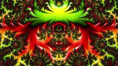 Soyut Bilgisayar Fraktal Tasarımı. Fraktal hiç bitmeyen bir desen. Fraktallar, farklı ölçeklerde kendine benzeyen sonsuz derecede karmaşık kalıplardır.