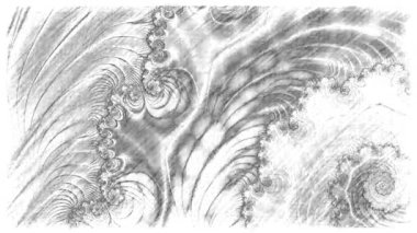 Soyut Bilgisayar Fraktal Tasarımı. Fraktal hiç bitmeyen bir desen. Fraktallar, farklı ölçeklerde kendine benzeyen sonsuz derecede karmaşık kalıplardır.