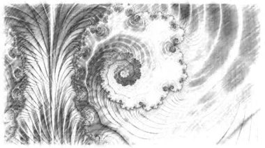 Soyut Bilgisayar Fraktal Tasarımı. Fraktal hiç bitmeyen bir desen. Fraktallar, farklı ölçeklerde kendine benzeyen sonsuz derecede karmaşık kalıplardır.