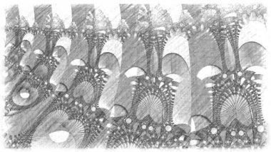 Soyut Bilgisayar Fraktal Tasarımı. Fraktal hiç bitmeyen bir desen. Fraktallar, farklı ölçeklerde kendine benzeyen sonsuz derecede karmaşık kalıplardır.