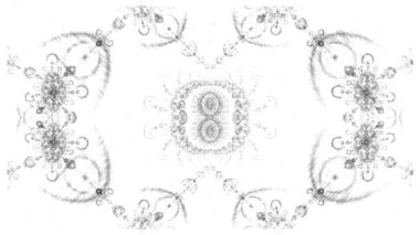 Soyut Bilgisayar Fraktal Tasarımı. Fraktal hiç bitmeyen bir desen. Fraktallar, farklı ölçeklerde kendine benzeyen sonsuz derecede karmaşık kalıplardır.