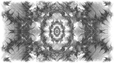 Soyut Bilgisayar Fraktal Tasarımı. Fraktal hiç bitmeyen bir desen. Fraktallar, farklı ölçeklerde kendine benzeyen sonsuz derecede karmaşık kalıplardır.