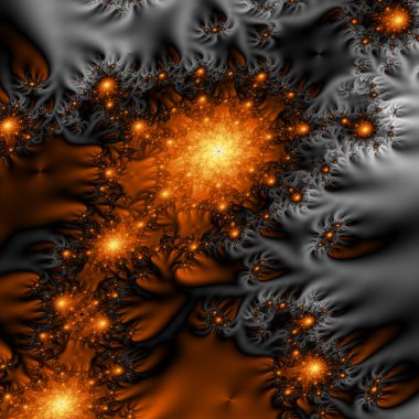 Soyut Bilgisayar Fraktal Tasarımı. Fraktal hiç bitmeyen bir desen. Fraktallar, farklı ölçeklerde kendine benzeyen sonsuz derecede karmaşık kalıplardır.