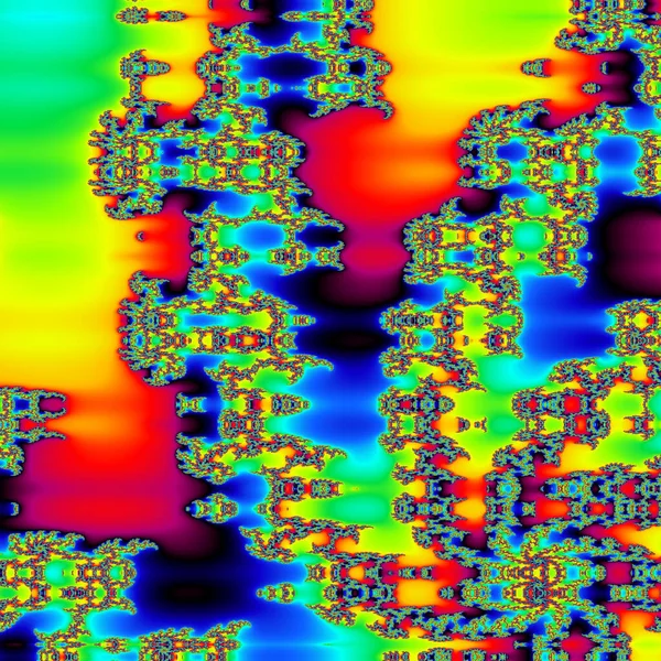 Resumen Diseño Fractal Generado Por Ordenador Fractal Patrón Interminable Los —  Fotos de Stock