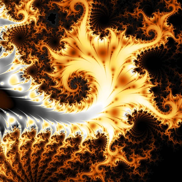 Abstract Computer Generated Fractal Design Fractal Never Ending Pattern Fractals — Stock Photo, Image