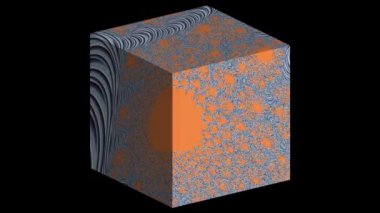 Soyut Bilgisayar Fraktal Tasarımı. Fraktal hiç bitmeyen bir desen. Fraktallar, farklı ölçeklerde kendine benzeyen sonsuz derecede karmaşık kalıplardır.