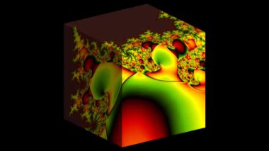 Soyut Bilgisayar Fraktal Tasarımı. Fraktal hiç bitmeyen bir desen. Fraktallar, farklı ölçeklerde kendine benzeyen sonsuz derecede karmaşık kalıplardır.