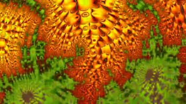 Soyut Bilgisayar Fraktal Tasarımı. Fraktal hiç bitmeyen bir desen. Fraktallar, farklı ölçeklerde kendine benzeyen sonsuz derecede karmaşık kalıplardır.