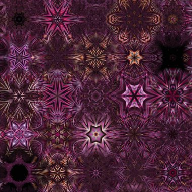 Renkli kar taneleriyle kusursuz bir desen. Noel ve Yeni Yıl tebrik kartları, kumaş, ambalaj kağıdı, davetiye, kırtasiye.