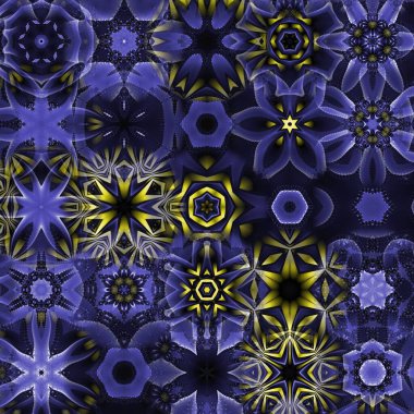 Renkli kar taneleriyle kusursuz bir desen. Noel ve Yeni Yıl tebrik kartları, kumaş, ambalaj kağıdı, davetiye, kırtasiye.